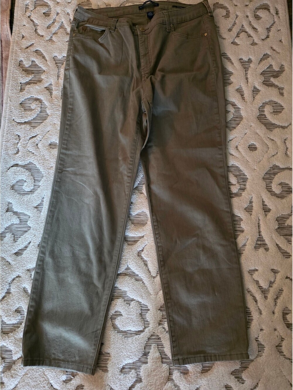 Bandolino Mandie Women's Olive Green Pants Size 16W